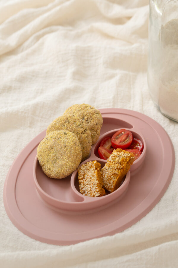 Mini medallones de porotos mung y papa - Imagen 2